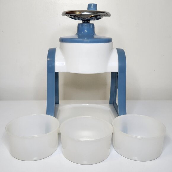 Vintage Ice Shaver Large Volume BB-002 Manual Hand Crank Snow Cone Maker 3 Cups - Picture 1 of 13